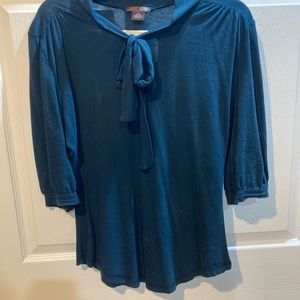Blue top, size medium,